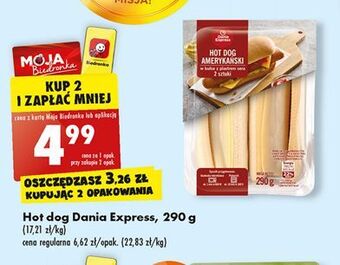 Biedronka Hot dog amerykański danie express oferta