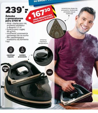 Netto Żelazko z generatorem pary 2700 w tower oferta