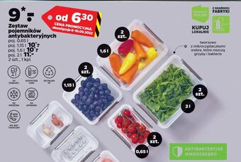 Netto Pojemniki plastikowe do żywności antybakteryjne 650 ml oferta