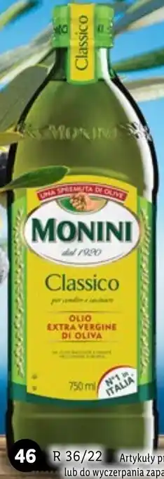 Lidl Monini classico oliwa z oliwek najwyższej jakości z pierwszego tłoczenia 750 ml oferta