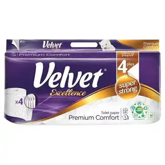 Topaz Velvet excellence premium comfort papier toaletowy 8 rolek oferta