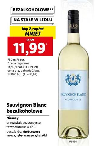 Lidl Wino sauvignon blanc oferta