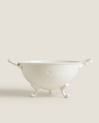 ZARA HOME Porcelanowa salaterka z ozdobną cyfrą oferta