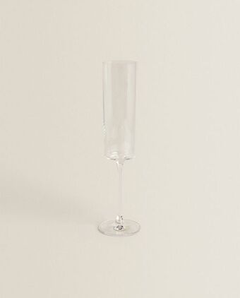 ZARA HOME Prosty kieliszek do wina musującego ze szkła crystalline oferta