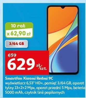 Auchan Smartfon redmi 9c xiaomi oferta