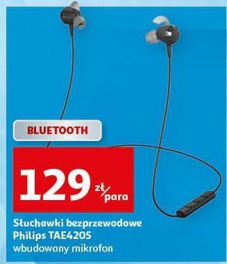 Auchan Słuchawki bezprzewodowe tae4205 philips oferta