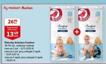 Auchan Pieluchy comfort junior auchan baby oferta