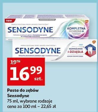 Auchan Pasta do zębów sensodyne nadwrażliwość i dziąsła oferta