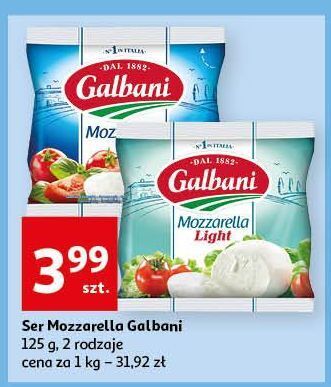 Auchan Ser mozzarella galbani oferta