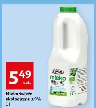 Auchan Mleko ekologiczne 3.9% piątnica oferta