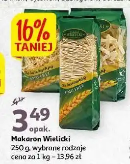 Auchan Makaron nitka wielicki oferta