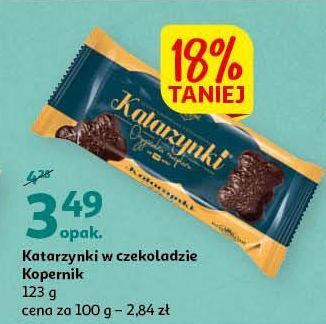 Auchan Pierniki w czekoladzie kopernik katarzynki oferta