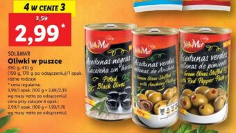 Lidl Oliwki zielone nadziewane anchois sol&mar oferta