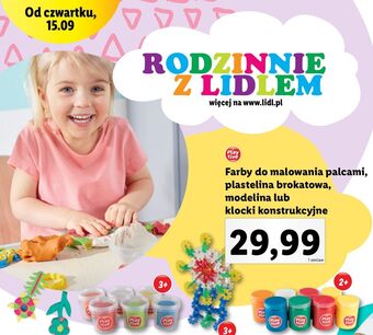 Lidl Farby do malowania palcami playtive oferta