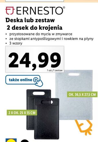 Lidl Deska do krojenia ernesto oferta