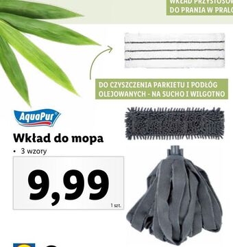 Lidl Wkład do mopa aquapur oferta