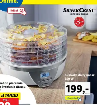 Lidl Suszarka do żywności 350 w silvercrest oferta