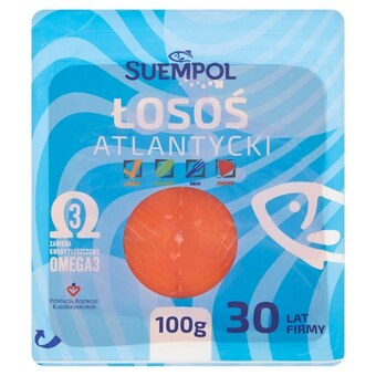 Topaz Suempol łosoś atlantycki wędzony plastrowany 100 g oferta