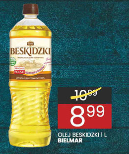 Wafelek Bielmar beskidzki czysty olej rzepakowy 100% 1 l oferta