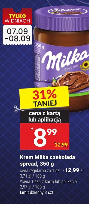 Twój Market Krem czekoladowy milka oferta