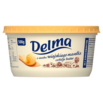 Topaz Delma margaryna o smaku wiejskiego masełka 500 g oferta
