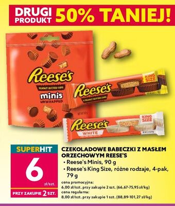Dealz Babeczki czekoladowe z kremem orzechowym reese's oferta