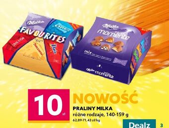 Dealz Praliny mix box milka favourites oferta