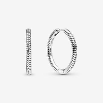 Pandora Kolczyki obręcze pandora moments charm oferta