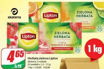 Dino Herbata truskawka i malina lipton green tea oferta