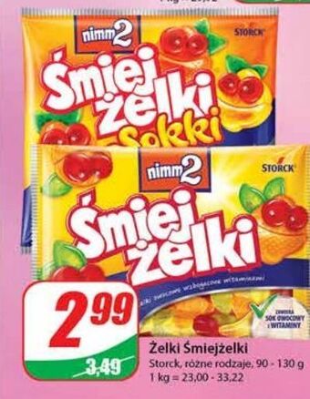 Dino Żelki owocowe nimm2 śmiejżelki sokki oferta