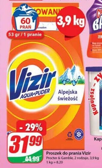 Dino Proszek do prania alpejska świeżość vizir aqua puder oferta