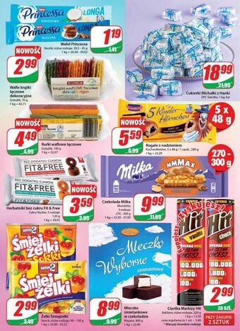 Dino Wafelek mleczny princessa longa oferta