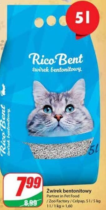Dino Żwirek bentonitowy rico bent oferta