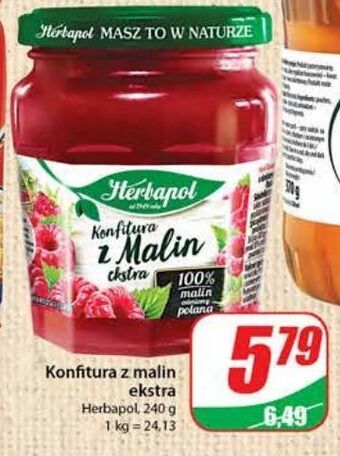 Dino Konfitura z malin herbapol oferta