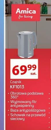 Auchan Czajnik kf 1013 szary amica oferta