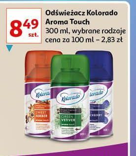 Auchan Odświeżacz powietrza wild blackberry kolorado aroma touch oferta