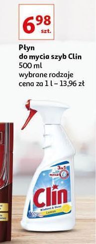Auchan Płyn do mycia szyb lemon clin windows & glass oferta