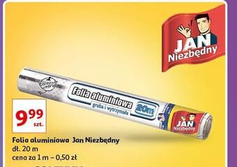 Auchan Folia aluminiowa 20 m jan niezbędny oferta