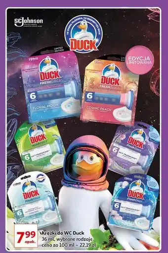 Auchan Krążki żelowe lime duck fresh discs oferta