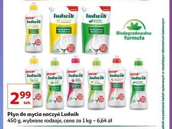 Auchan Płyn do mycia naczyń cytrynowy ludwik oferta