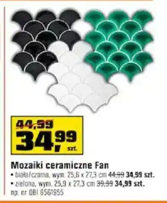 OBI Mozaiki ceramiczne Fan oferta