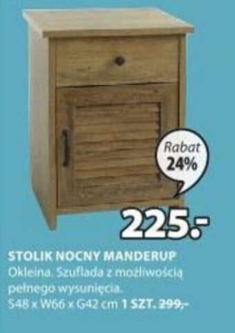 JYSK Stolik nocny Manderup oferta