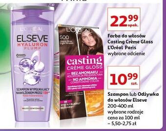 Auchan Farba do włosów 500 jasny brąz l'oreal casting creme gloss oferta