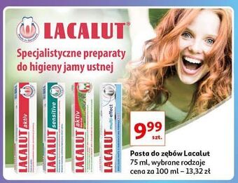 Auchan Pasta do zębów herbal lacalut aktiv oferta