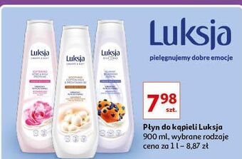 Auchan Płyn do kąpieli yummy blueberry muffin luksja silk care oferta