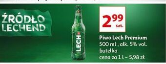 Auchan Piwo lech premium oferta