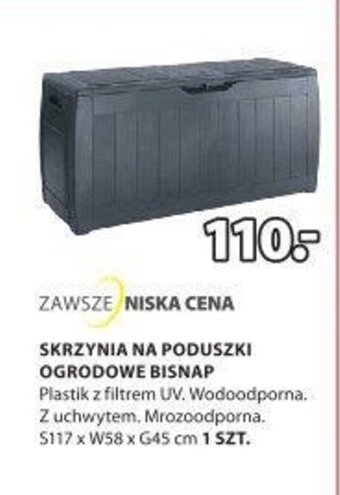 JYSK Skrzynia na poduszki ogrodowe Bisnap oferta