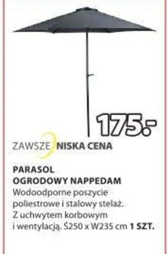 JYSK Parasol ogrodowy Nappedam oferta