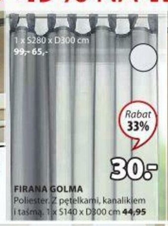 JYSK Firana Golma oferta