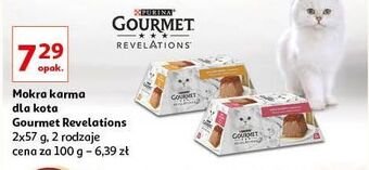 Auchan Karma dla kota mus z kurczakiem purina gourmet revelations oferta